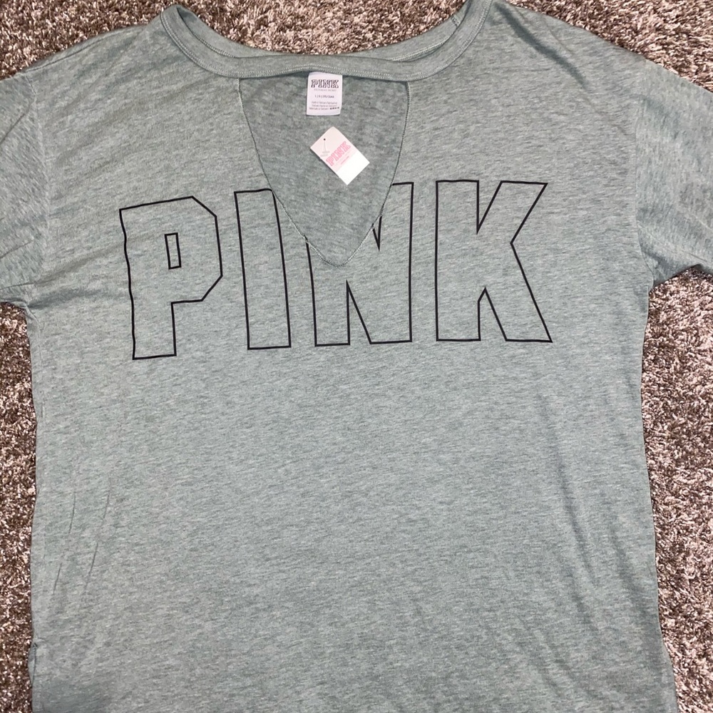 PINK Sage green Shirt